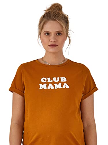 Vertbaudet Bio-Kollektion: T-Shirt für Schwangerschaft & Stillzeit,Club Mama braun 40/42 von Vertbaudet