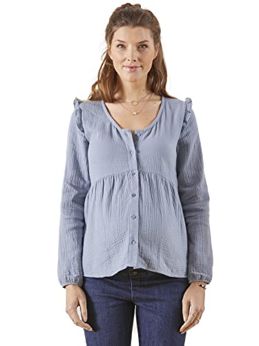 Vertbaudet Bluse, Schwangerschaft & Stillzeit blau 34 von Vertbaudet