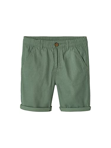 VERTBAUDET Chino-Shorts für Jungen, grün, 152 von Vertbaudet