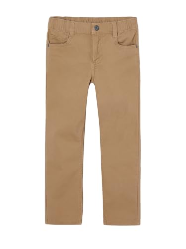 Vertbaudet Die UNVERWÜSTLICHE, robuste Jungen Hose beige 134 von Vertbaudet