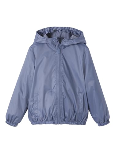 Vertbaudet Faltbare Jungen Regenjacke mit Gürteltasche graublau 158/164 von Vertbaudet