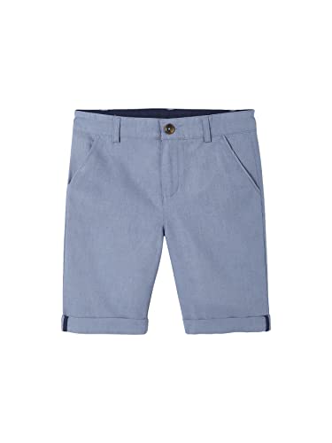 Vertbaudet Festliche Jungen Shorts, Bundweite verstellbar blau 86 von Vertbaudet