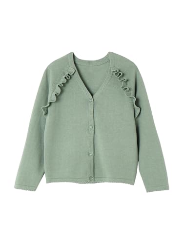 Vertbaudet Festliche Mädchen Strickjacke salbeigrün 140 von Vertbaudet