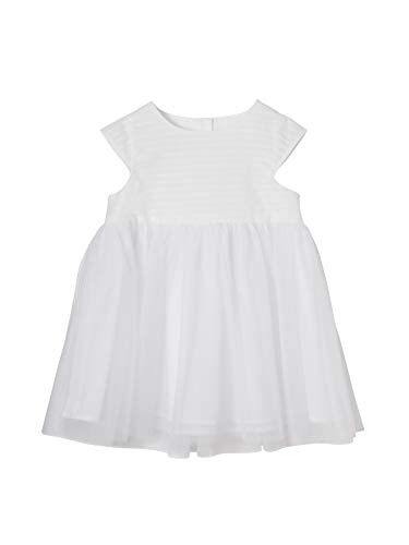 Vertbaudet Festliches Babykleid mit Tüll weiß 68 von Vertbaudet