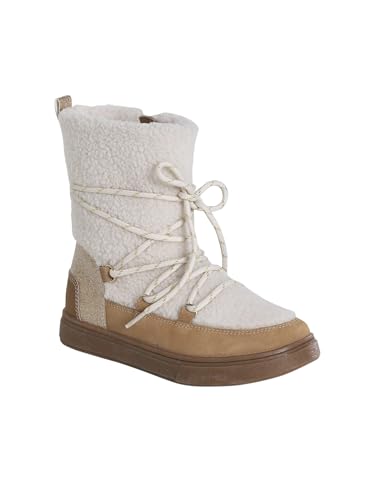 Vertbaudet Gefütterte Kinder Boots mit Schnürung und Reißverschluss Camel 37 von Vertbaudet