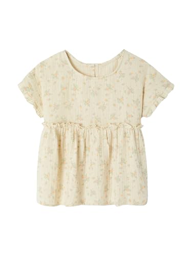 Vertbaudet Gemusterte Mädchen Bluse aus Musselin vanille 158 von Vertbaudet