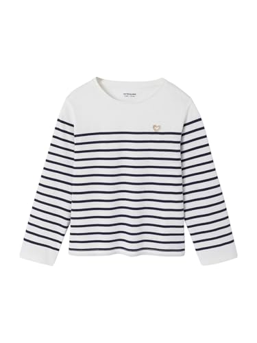 Vertbaudet Geringeltes Mädchen Shirt blau gestreift 146/152 von Vertbaudet