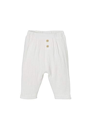 Vertbaudet Baby Hose, Musselin weiß 62 von Vertbaudet