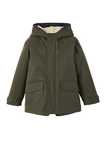 Vertbaudet Jungen 3-in-1-Jacke mit Recycling-Polyester khaki 122 von Vertbaudet