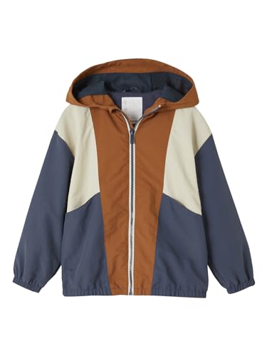 Vertbaudet Jungen Anorak, Colorblock-Style blau 116 von Vertbaudet