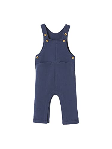 Vertbaudet Jungen Baby Latzhose aus Sweatware Marine 74 von Vertbaudet