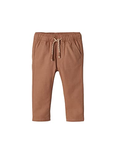 Vertbaudet Jungen Baby Stoffhose, Dehnbund braun 92/98 von Vertbaudet