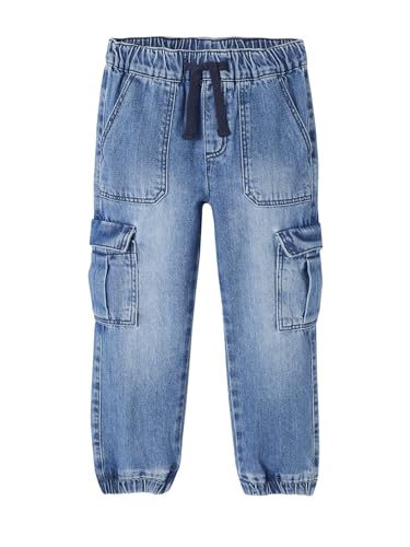 Vertbaudet Jungen Cargo-Jeans mit Dehnbund Blue Stone 110 von Vertbaudet