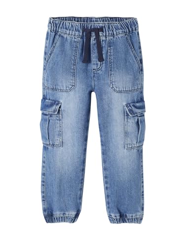 Vertbaudet Jungen Cargo-Jeans mit Dehnbund Blue Stone 116 von Vertbaudet