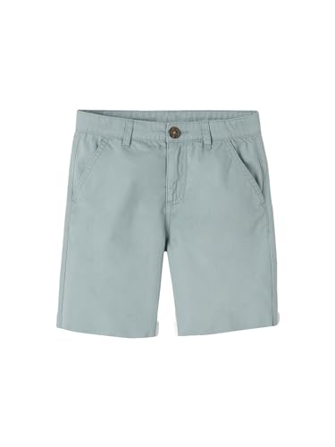 Vertbaudet Jungen Chino-Shorts Oeko-Tex graublau 158/164 von Vertbaudet