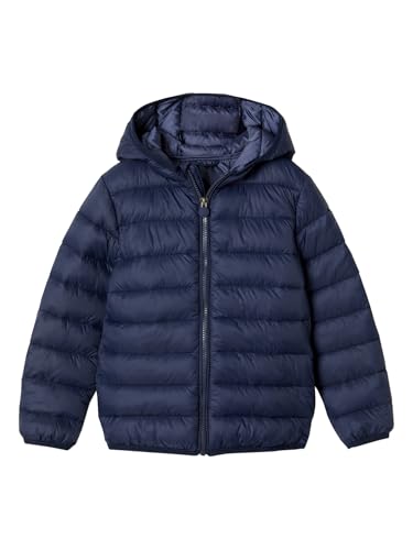 Vertbaudet Jungen Light-Steppjacke mit Kapuze und Recycling-Polyester marine 152 von Vertbaudet