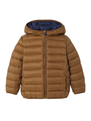 Vertbaudet Jungen Light-Steppjacke mit Wattierung aus Recycling-Polyester karamell 92/98 von Vertbaudet