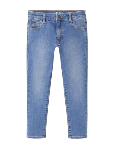 Vertbaudet Jungen Slim-Fit-Jeans WATERLESS, Hüftweite Comfort, Bundweite verstellbar Double Stone 158/164 von Vertbaudet