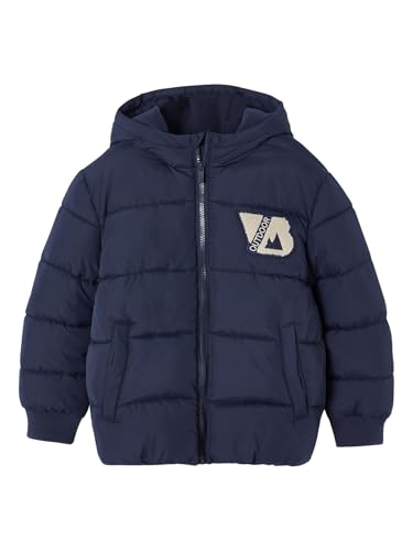 Vertbaudet Jungen Steppjacke im College-Stil mit Recycling-Polyester marine 110 von Vertbaudet