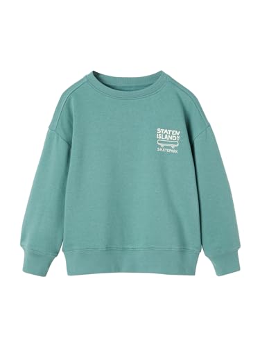 Vertbaudet Jungen Sweatshirt Oeko-Tex türkis 128 von Vertbaudet