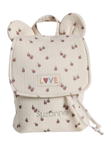 Vertbaudet Kinder Rucksack, personalisierbar taupe von Vertbaudet