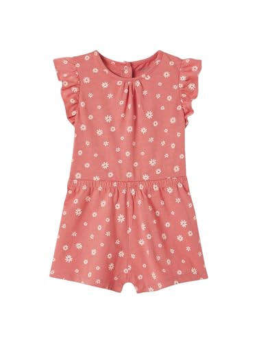 Vertbaudet Kurzer Baby Overall BASICS Oeko-Tex koralle 86 von Vertbaudet