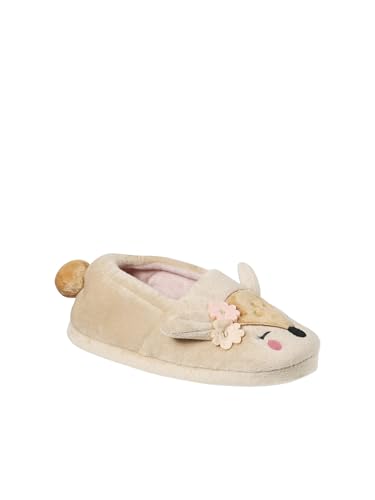 Vertbaudet Kuschelige Mädchen Hausschuhe REH hellrosa 28/29 von Vertbaudet