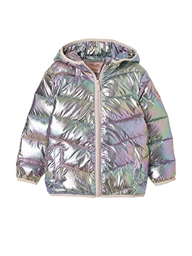 Vertbaudet Mädchen Light-Steppjacke mit Glanzeffekt regenfarben metallic 116 von Vertbaudet