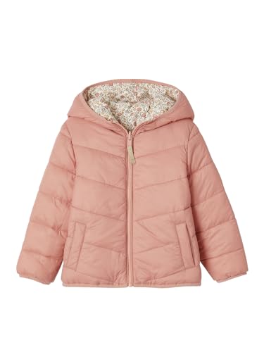 Vertbaudet Leichte Mädchen Wende-Steppjacke mit Recycling-Polyester aprikose pudrig 116 von Vertbaudet