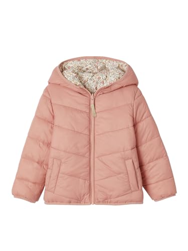 Vertbaudet Leichte Mädchen Wende-Steppjacke mit Recycling-Polyester aprikose pudrig 158 von Vertbaudet