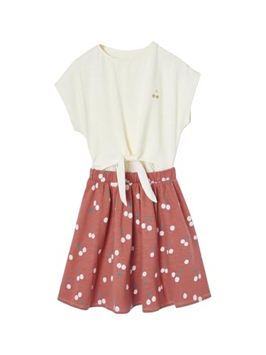 Vertbaudet Mädchen 2-in-1-Kleid wollweiß 92/98 von Vertbaudet