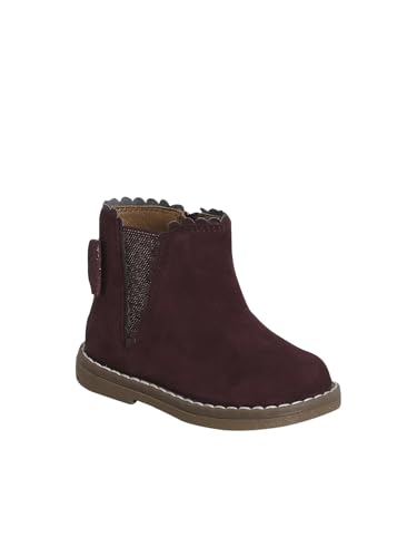 Vertbaudet Mädchen Baby Boots mit Dehneinsatz bordeaux 24 von Vertbaudet