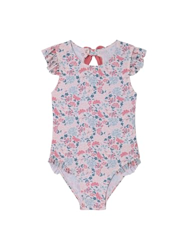 Vertbaudet Mädchen Badeanzug mit Schleife hinten Hellrosa 128 von Vertbaudet