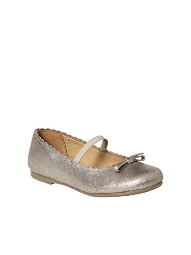 Vertbaudet Mädchen Ballerinas beige glanzeffekt 32 von Vertbaudet