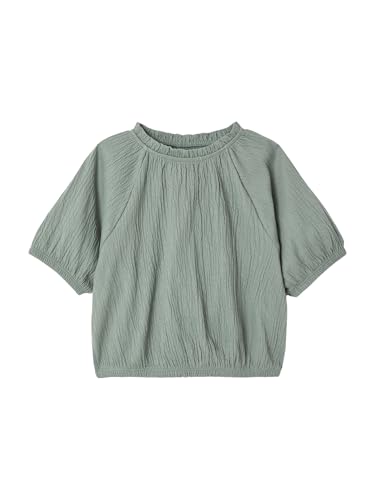 Vertbaudet Mädchen Blusenshirt in Cropped-Länge salbeigrün 158 von Vertbaudet