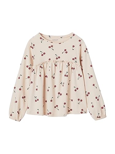Vertbaudet Mädchen Blusenshirt mit Print pudrig rosa 98/104 von Vertbaudet