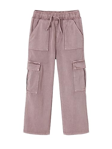 Vertbaudet Mädchen Cargohose mit Dehnbund Malve 110 von Vertbaudet