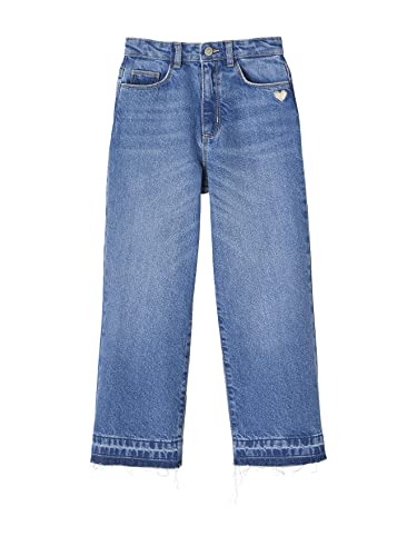 Vertbaudet Mädchen Flare-Jeans Blue Stone 122 von Vertbaudet