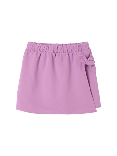 Vertbaudet Mädchen Hosenrock, Sweatware mit Recycling-Polyester violett 140 von Vertbaudet