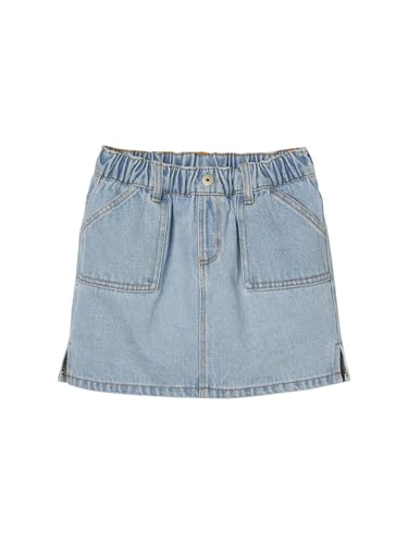 Vertbaudet Mädchen Jeansrock Basic dunkelblau 134 von Vertbaudet