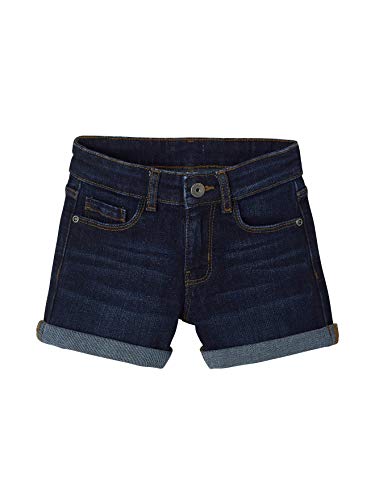 Vertbaudet Mädchen Jeansshorts mit Umschlag Dark Blue 146/152 von Vertbaudet