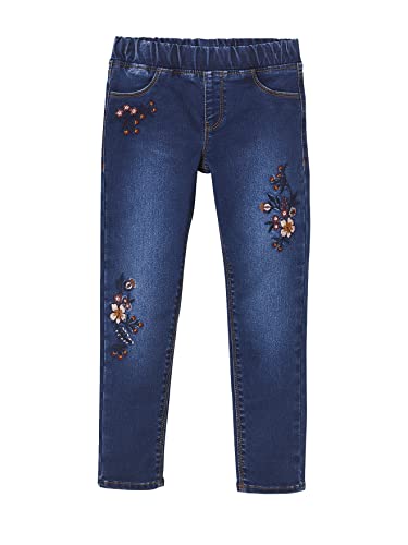 VERTBAUDET Mädchen Jeggings,waterless, Hüftweite Regular Oeko-Tex® Blue Stone 152 von Vertbaudet