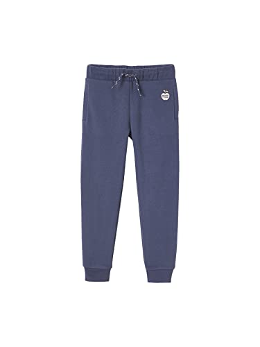 Vertbaudet Mädchen Jogginghose Basic dunkelblau 128 von Vertbaudet