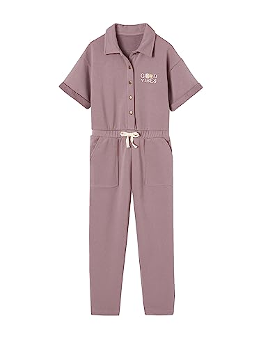 Vertbaudet Mädchen Jumpsuit malve 146/152 von Vertbaudet