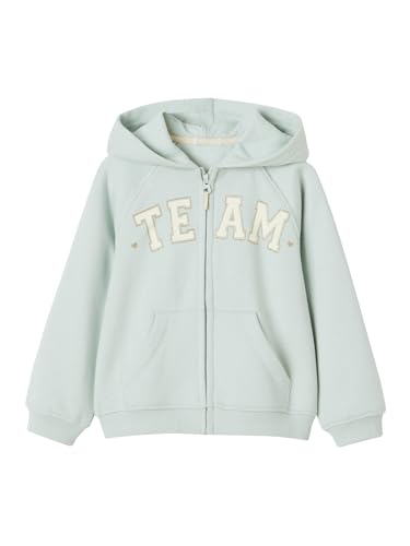 Vertbaudet Mädchen Kapuzensweatjacke Oeko-Tex aqua 110 von Vertbaudet