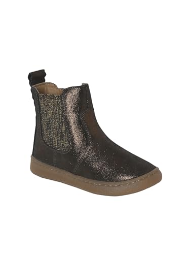 Vertbaudet Mädchen Leder-Boots mit Reißverschluss set braun 26 von Vertbaudet