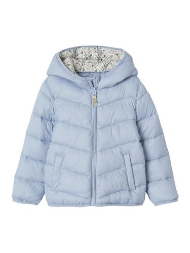 Vertbaudet Mädchen Light-Steppjacke mit Kapuze himmelblau 110 von Vertbaudet