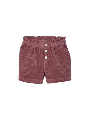 Vertbaudet Mädchen Paperbag-Shorts aus Cord Malve 134 von Vertbaudet