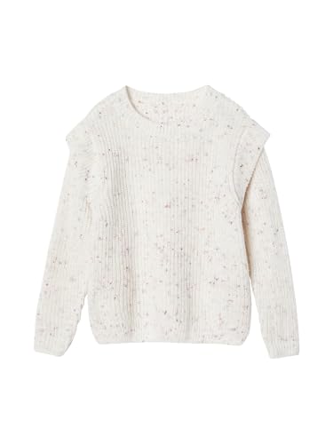 Vertbaudet Mädchen Pullover aus meliertem Strick vanille 140 von Vertbaudet