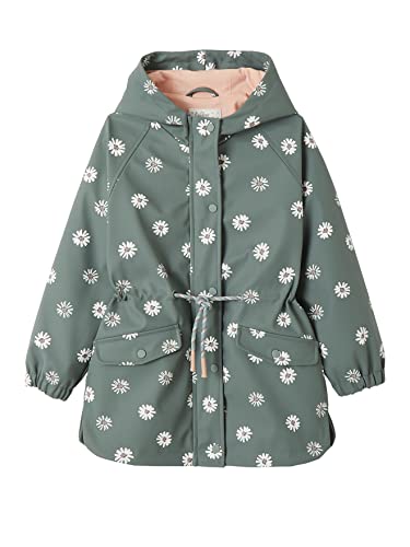 Vertbaudet Mädchen Regenjacke mit Zauber-Trick aqua bedruckt 98/104 von Vertbaudet